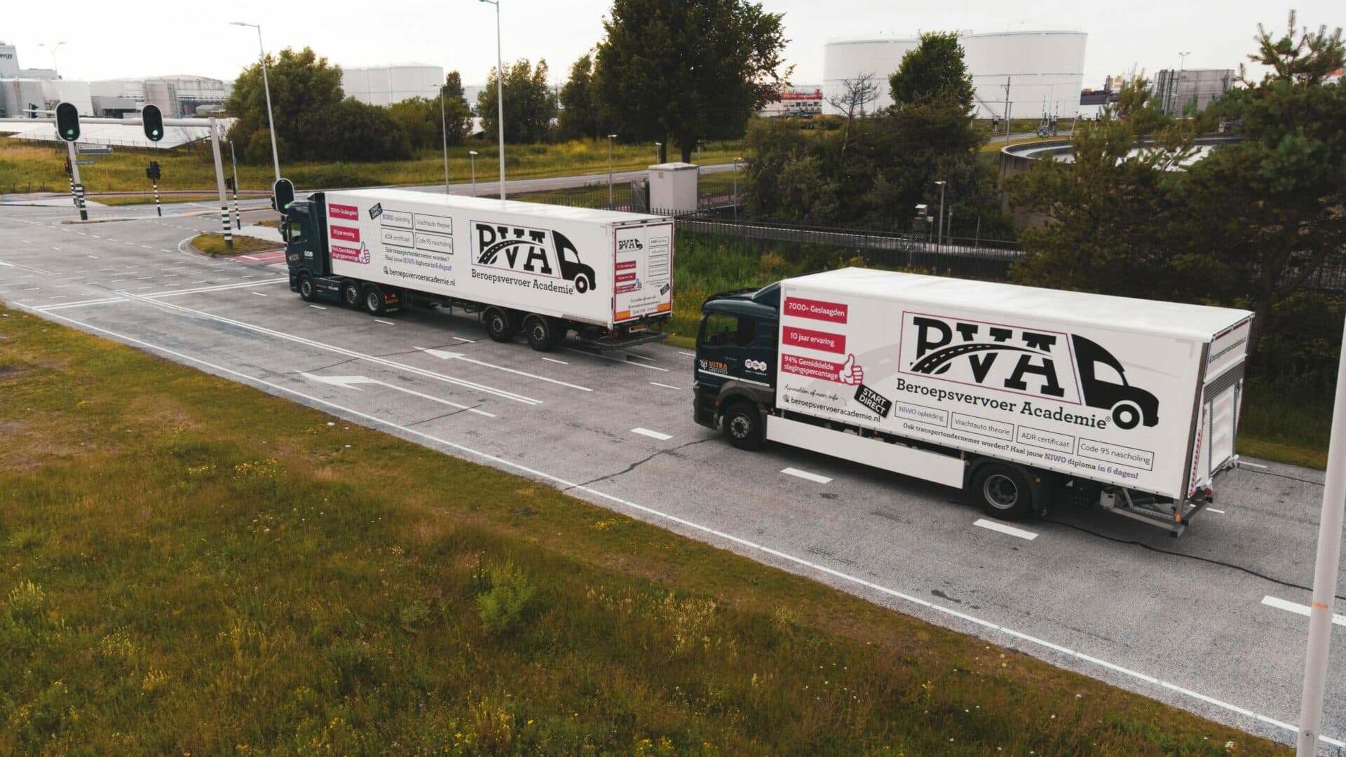 Vrachtwagen van Beroepsvervoer Academie